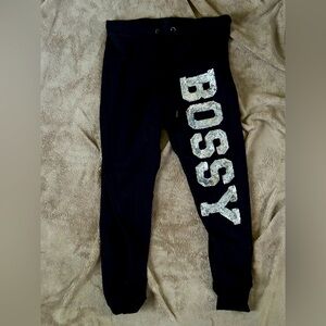 BOSSY capri sweats sz s